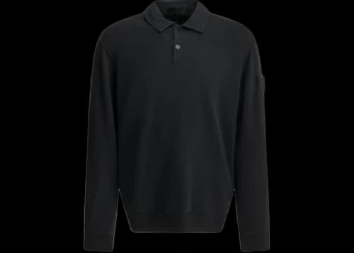 Stone Island S.I. Ghost Polo Collar Sweatshirt Blue