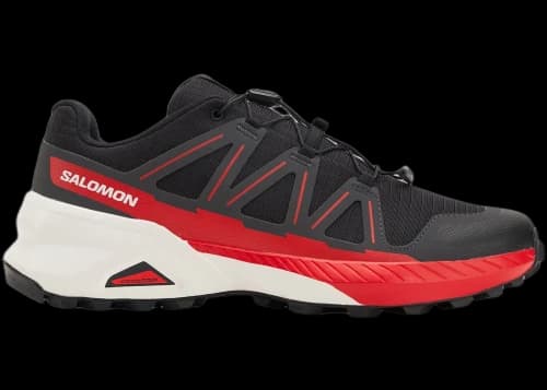 Salomon Speedcross Peak Black Asphalt Fiery Red