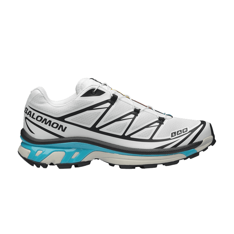 Salomon XT-6 Black White Blue Curacao