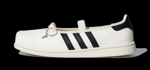 adidas Superstar Square Toe Ballet JENNIE Off White Black (Women's)