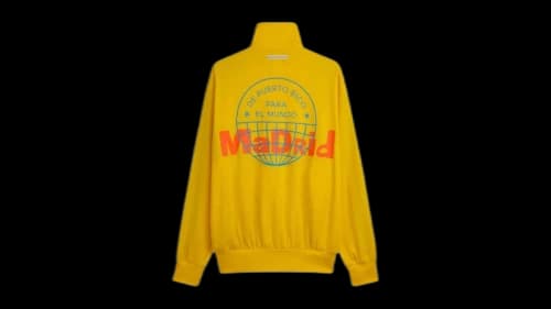 adidas x Bad Bunny DtMF Tour Madrid Firebird Track Jacket Eqt Yellow