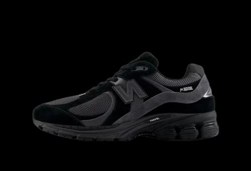 New Balance 2002R Black Dark Grey