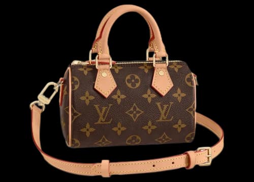 Louis Vuitton Nano Speedy Monogram Canvas Brown