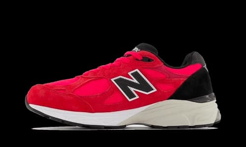 New Balance 990v3 MiUSA Red Suede