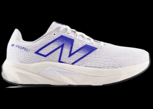 New Balance FuelCell Propel v5 White Blue Gemstone