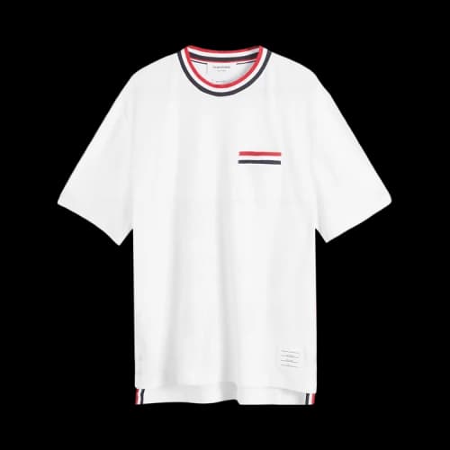 THOM BROWNE Short Sleeve T-Shirt 'White'