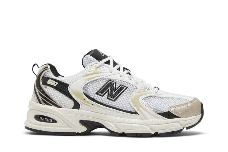 New Balance 530 White Light Gold Metallic