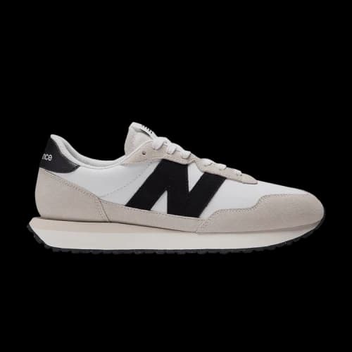New Balance 237 Sea Salt Black White