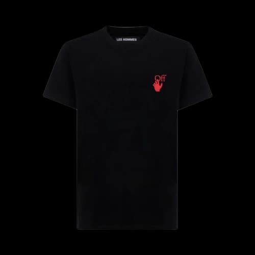 OFF-WHITE Starred Arrow T-Shirt Black Red