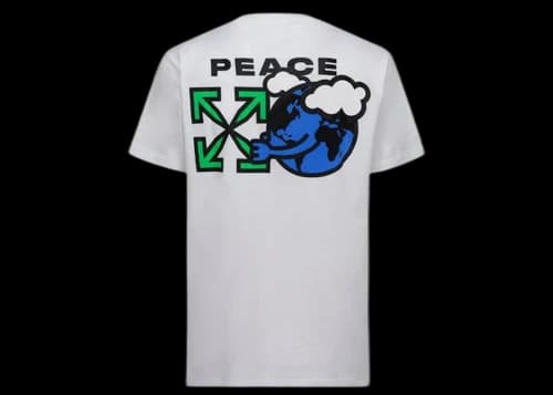 OFF-WHITE Peace Worldwide T-Shirt White