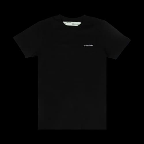 OFF-WHITE Small Logo Slim Fit T-Shirt Black