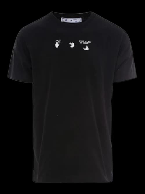 OFF-WHITE Spray Marker T-shirt Black Blue
