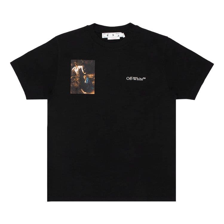 OFF-WHITE Caravaggio Lute Slim S/S T-Shirt Black