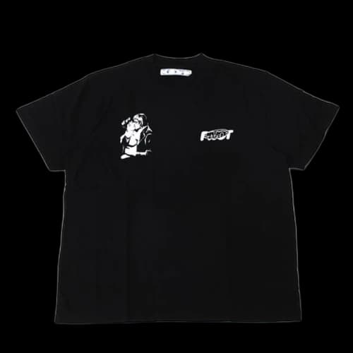 OFF-WHITE Kiss 21 Print Tee Black