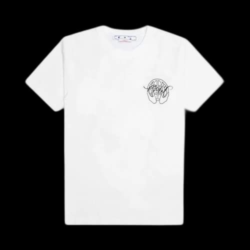 OFF-WHITE Hand Arrow Tee White/Black