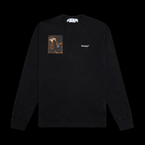OFF-WHITE Caravag Lute Skate L/S Tee Black/White