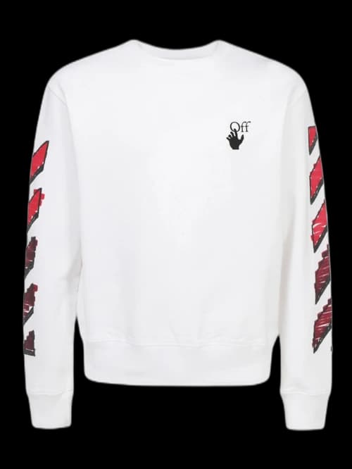 OFF-WHITE Marker Arrows Crewneck White Red