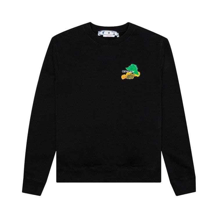 OFF-WHITE Brush Arrows Skate Crewneck Black/Multi