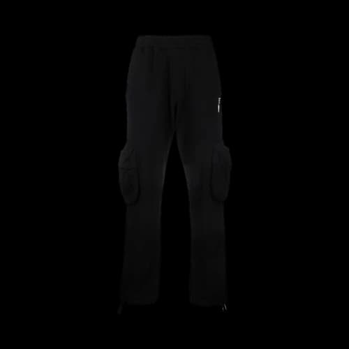 OFF-WHITE Logo Print Cargo Pants Black