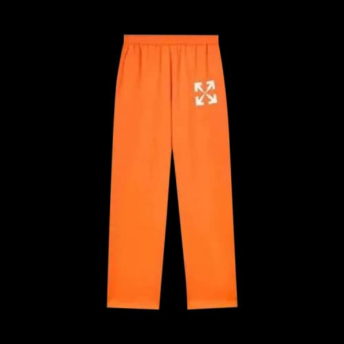 OFF-WHITE Arrow Printed Track Pants Orange
