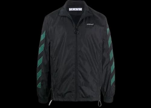OFF-WHITE Diag Nylon Jacket Black/White