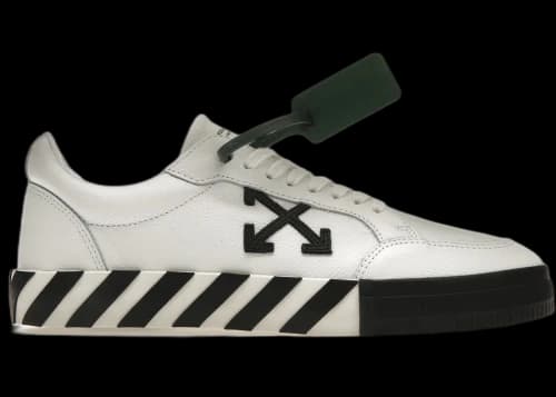 OFF-WHITE Vulc Low Leather White Black SS22