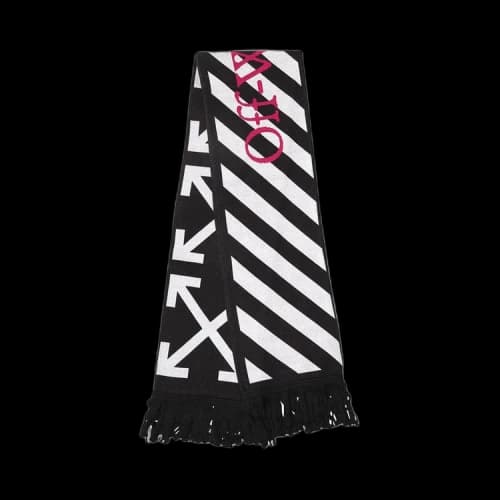OFF-WHITE Arrows Scarf Black/White/Purple