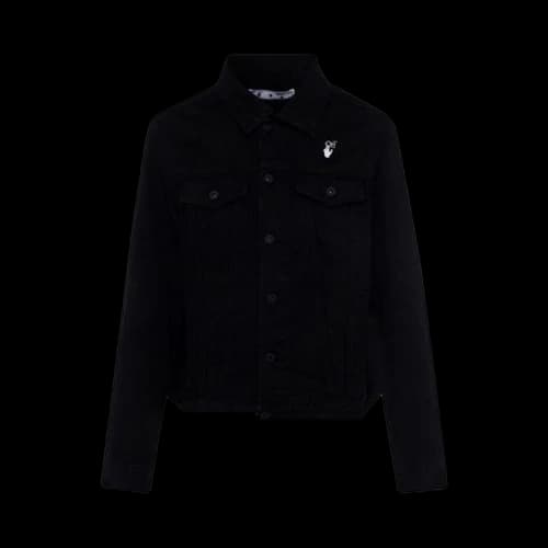 OFF-WHITE Mona Lisa Denim Jacket Black