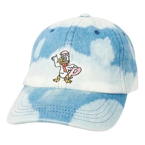Palace Chilly Duck Out Denim 6-Panel Bleached Hat 'Bleached'