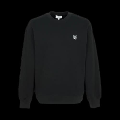 Maison Kitsune Fox Head Sweatshirt Black
