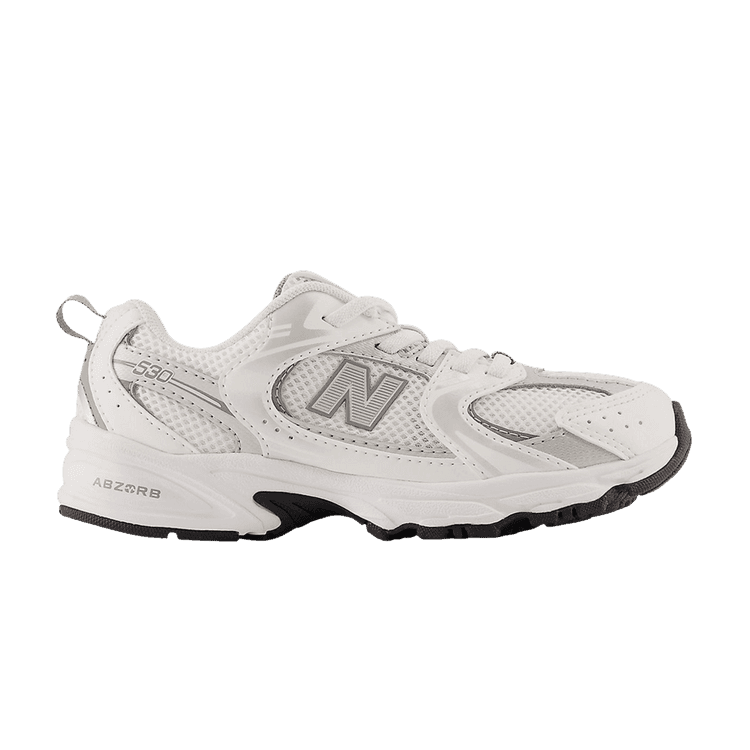 New Balance 530 White Silver (PS)