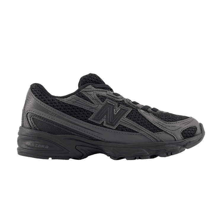 New Balance 740 Bungee Lace Black Cement (PS)