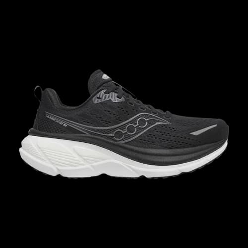 Saucony Wmns Hurricane 25 Wide 'Black White' (Women's)