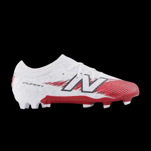 Bukayo Saka x New Balance Furon Elite FG V8 Big Kid 'White Burgundy Silver'