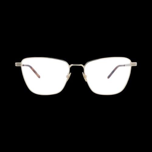 Saint Laurent Cat Eye-Frame Metal Optical Frames Gold Gold Transparent (SL551OPT-30013721-003)
