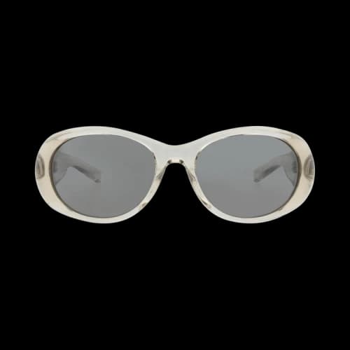 Saint Laurent Round-Frame Bio Injection Sunglasses Beige Beige Silver (SL736-30015907-004)