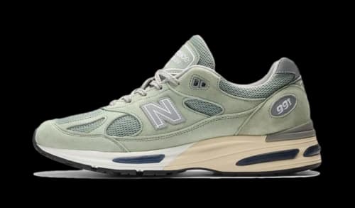 New Balance 991v2 MiUK Sea Grass