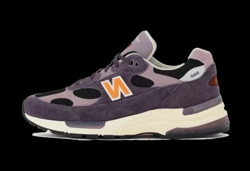 New Balance 992 MiUSA Dark Ice Wine Black
