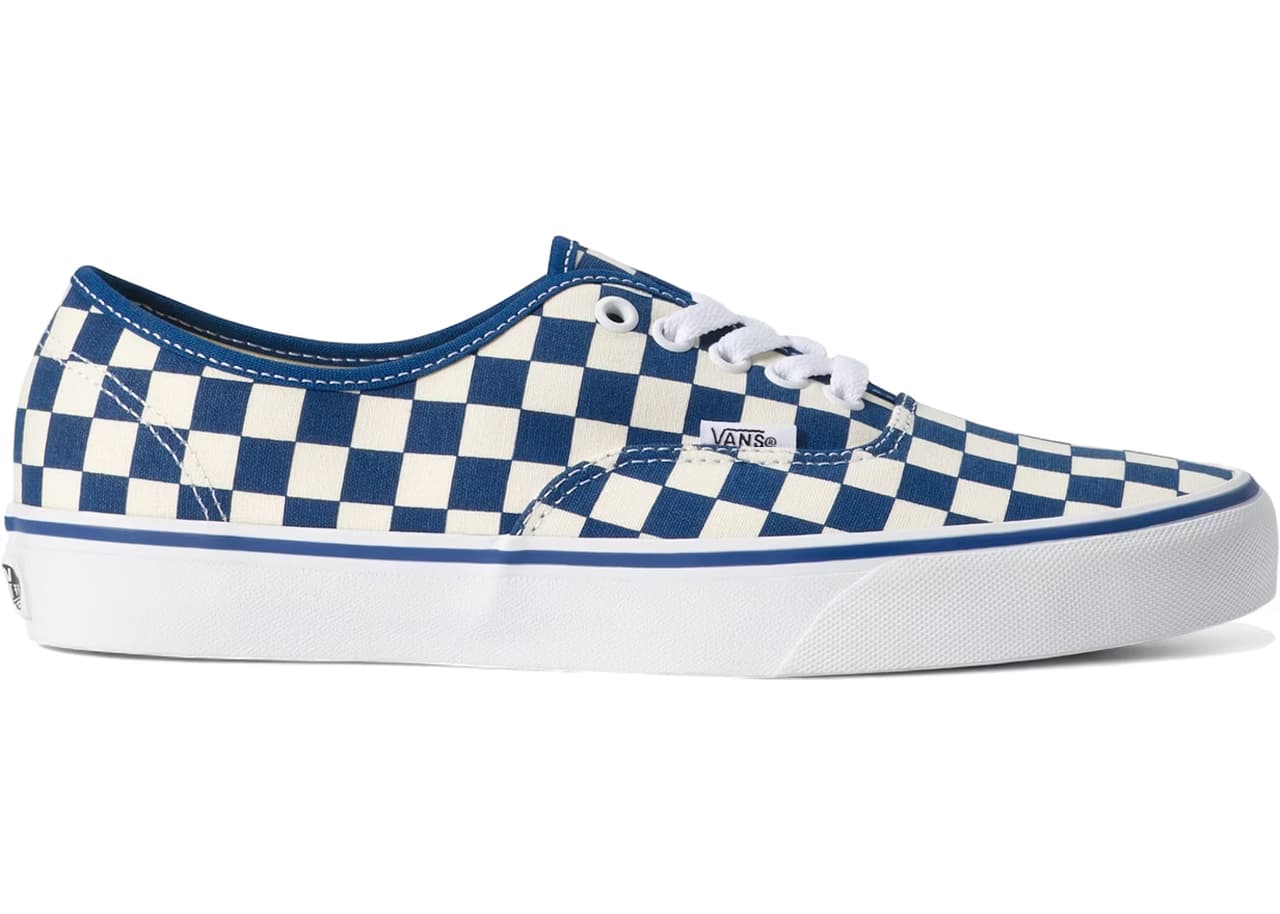Vans Authentic Checkerboard True Blue White