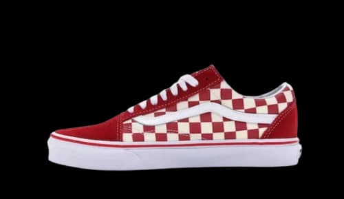 Vans Old Skool Checkerboard Racing Red