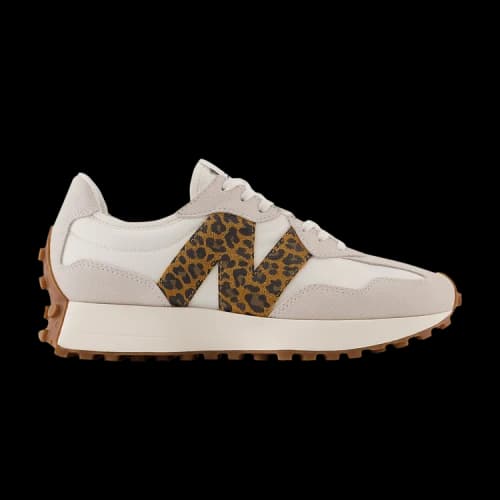 New Balance 327 Sea Salt Phantom Leopard Print Workwear (Women's)