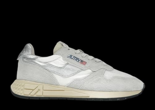 Autry Reelwind Low White Silver (Women's)