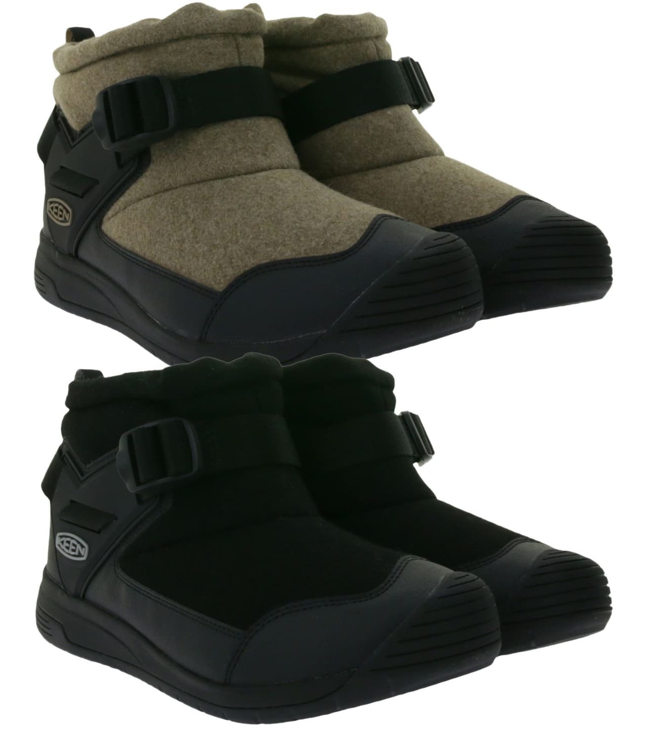 KEEN Botines de invierno para hombre Hoodromeo con forro polar Raquetas de nieve Botas de invierno aislantes hasta -20 grados 102679 negro o beige