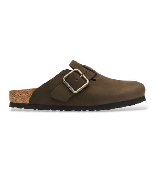 Birkenstock Zuecos De Piel Boston Wire Buckle (ajuste Regular) Marrón