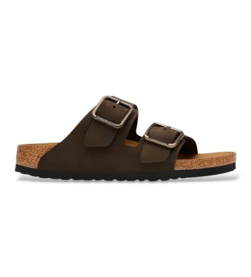Birkenstock Sandalias De Piel Arizona Wire Buckle (ajuste Regular) Marrón