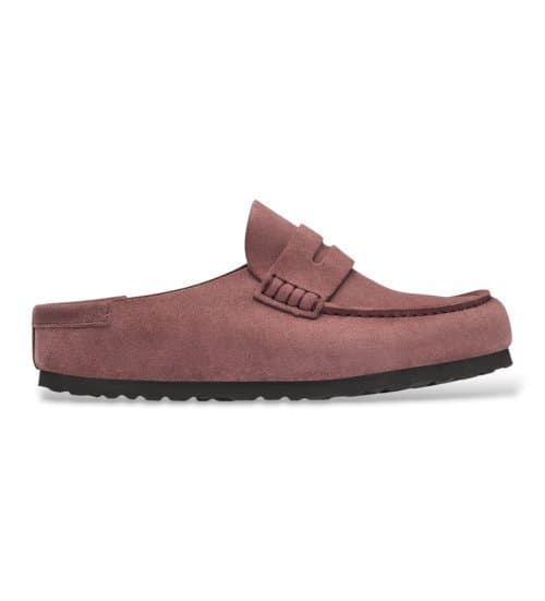 Birkenstock Mocasines De Piel Naples Wrapped (ajuste Estrecho) Rosa