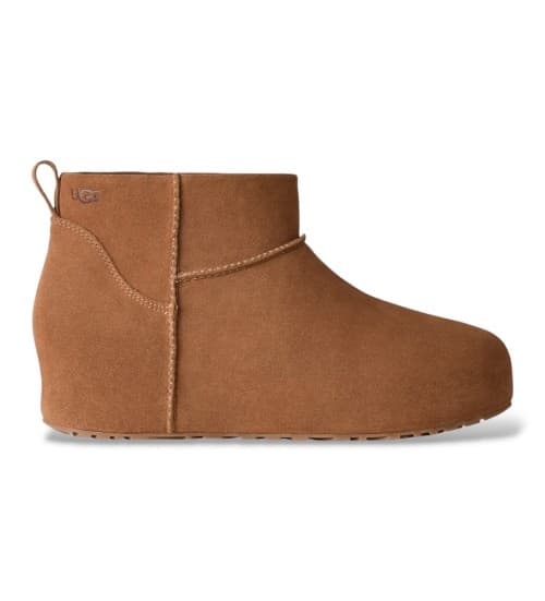 UGG Botines De Piel Classic Mini Enwrap Marrón