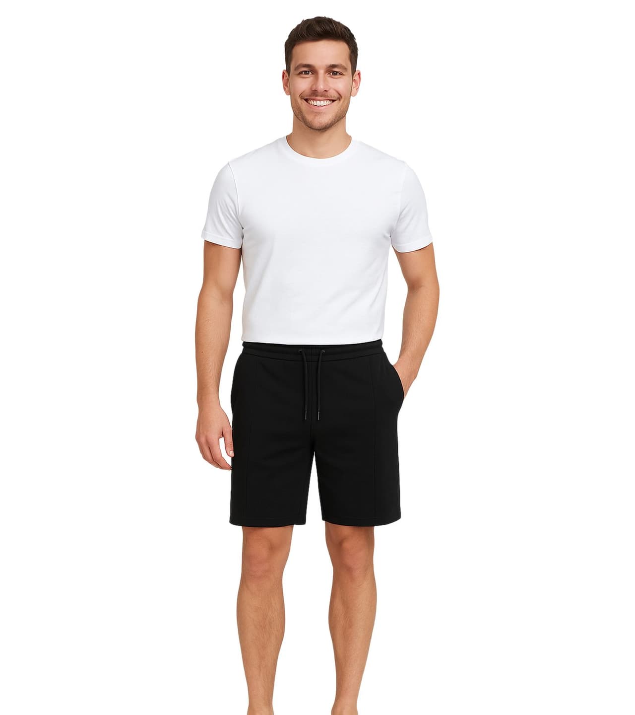 11 Project Bermudas deportivas Palamo para hombre, estilo chino, 194007, color negro