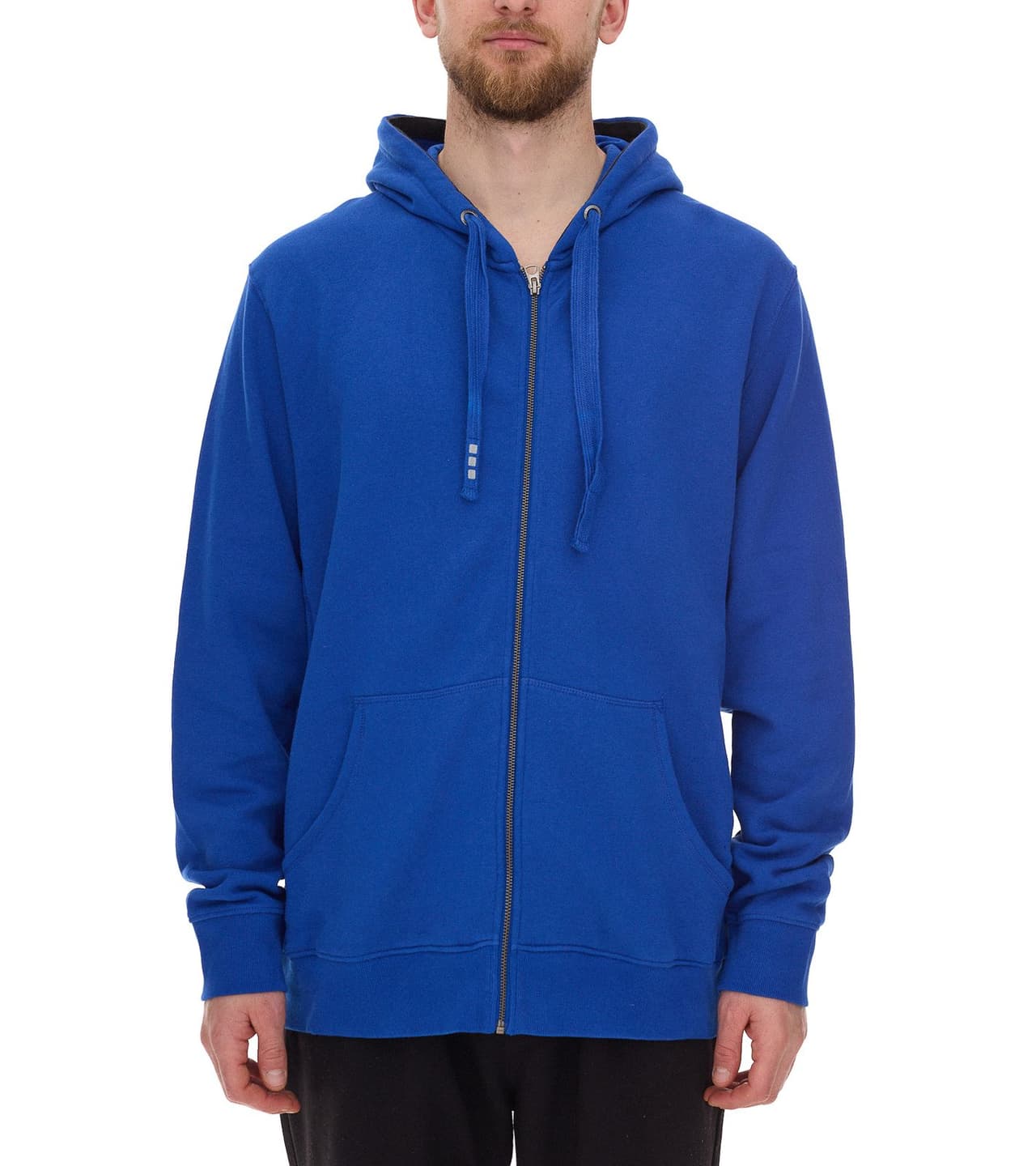 Elevate Sudadera con capucha Arora para hombre, de algodón liso, tipo jersey, 3821144, azul