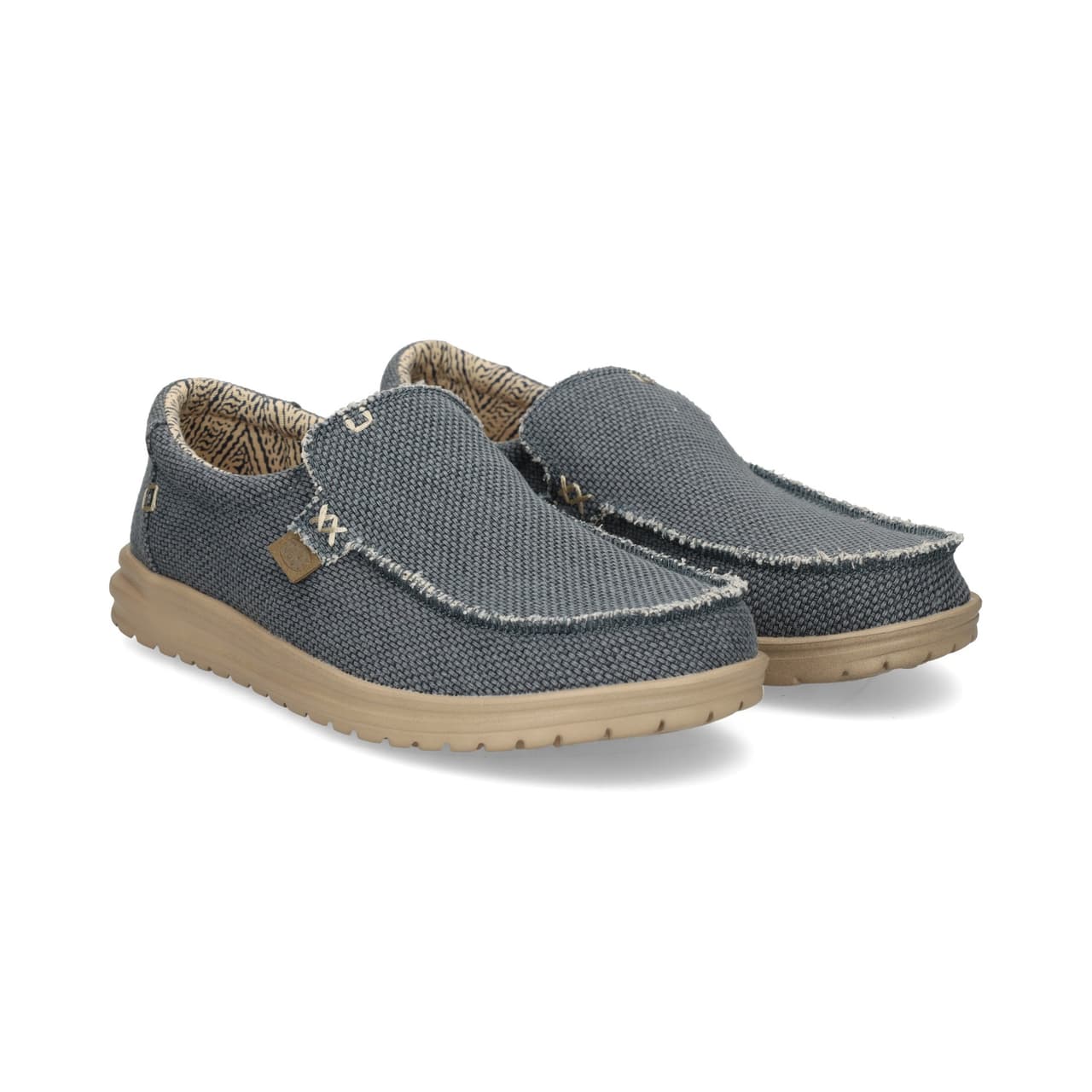 HEY DUDE Mocasin Textil Jeans Deep Blue